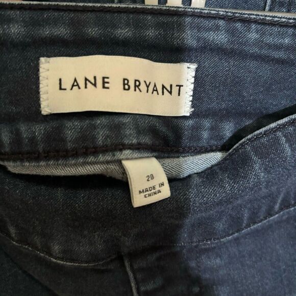 Lane Bryant High Rise Jeggings Womens 20 Blue Flex Magic Waistband Signature Fit - Picture 6 of 8